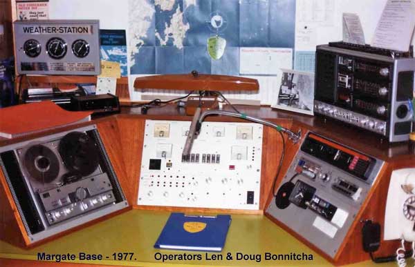 Margate base radio room 1977