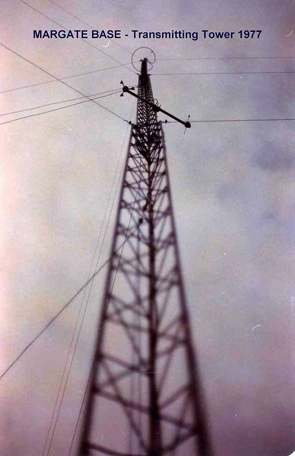 Margate base radio tower 1977